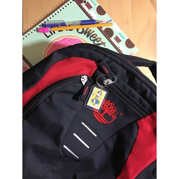 Pansy Postage Stamp Keychain Recycled Vintage USA Gift - Picture 6 of 8